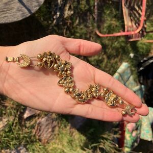 Vintage Cupid Charm Bracelet